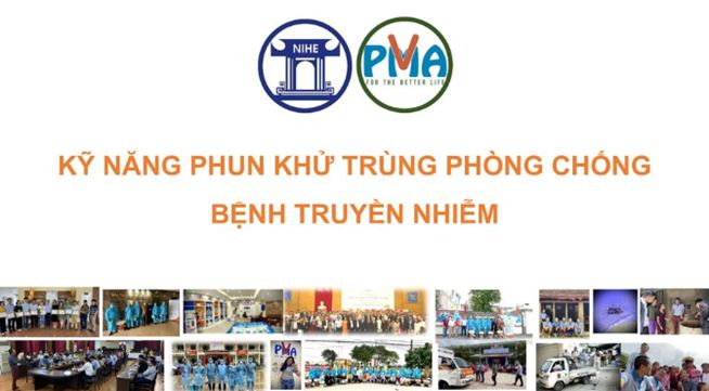 Chương trình đào tạo Kỹ năng phun khử trùng phòng chống bệnh truyền nhiễm